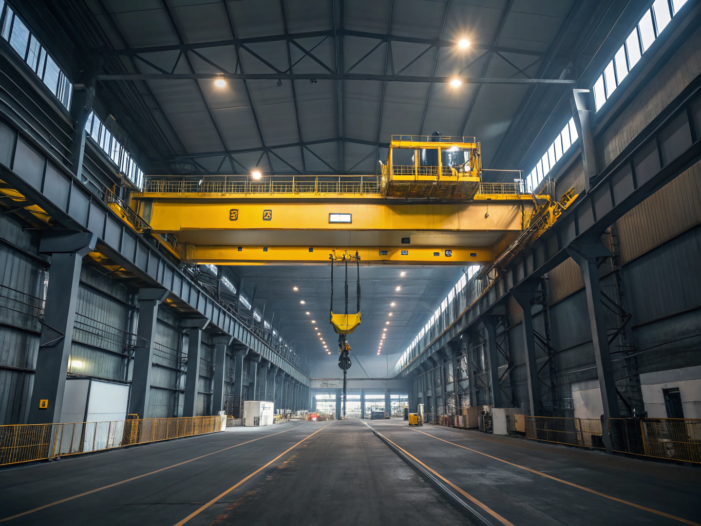 Heavy overhead crane bays