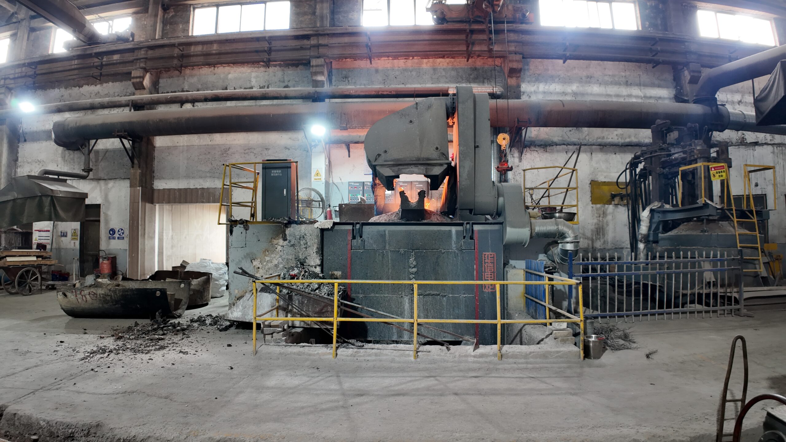 Shandong Jinkaitai alloy steel casting facility and production bay
