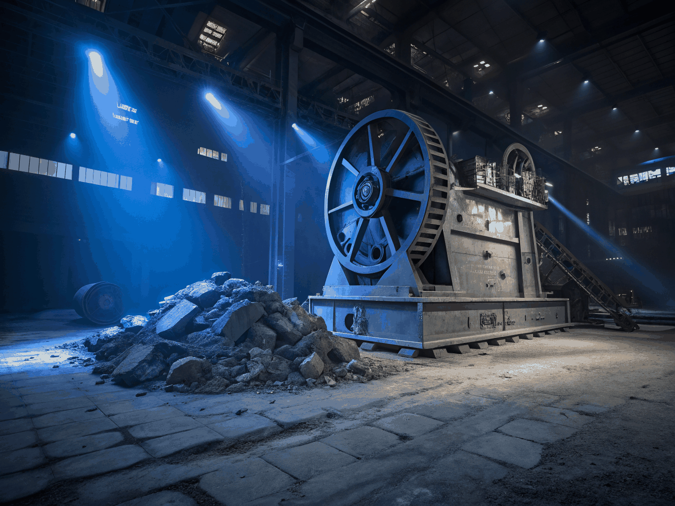 Precision-cast industrial crusher side plates wear liner